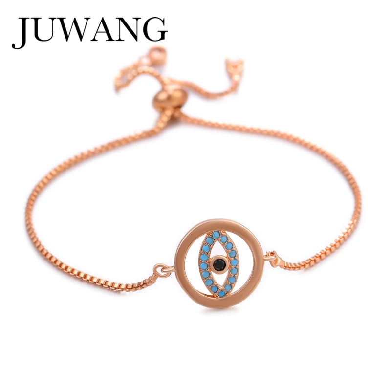 Классические женские браслеты Blue Evil Eye регулируемый женский браслет цвета