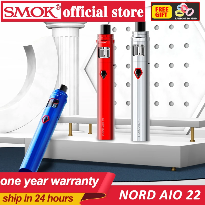 Оригинальный SMOK Nord AIO 19 комплект 2 мл + Встроенный аккумулятор 1300 мАч Норд сетка