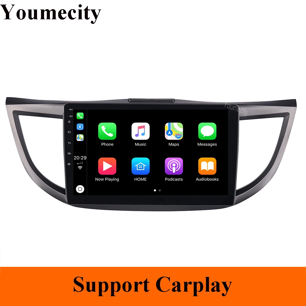 Perfect Android 9.0 Car DVD for Honda Crv 2012 2013 2014 2015 GPS radio video Multimedia player Capacitive IPS Screen Wifi USB 3