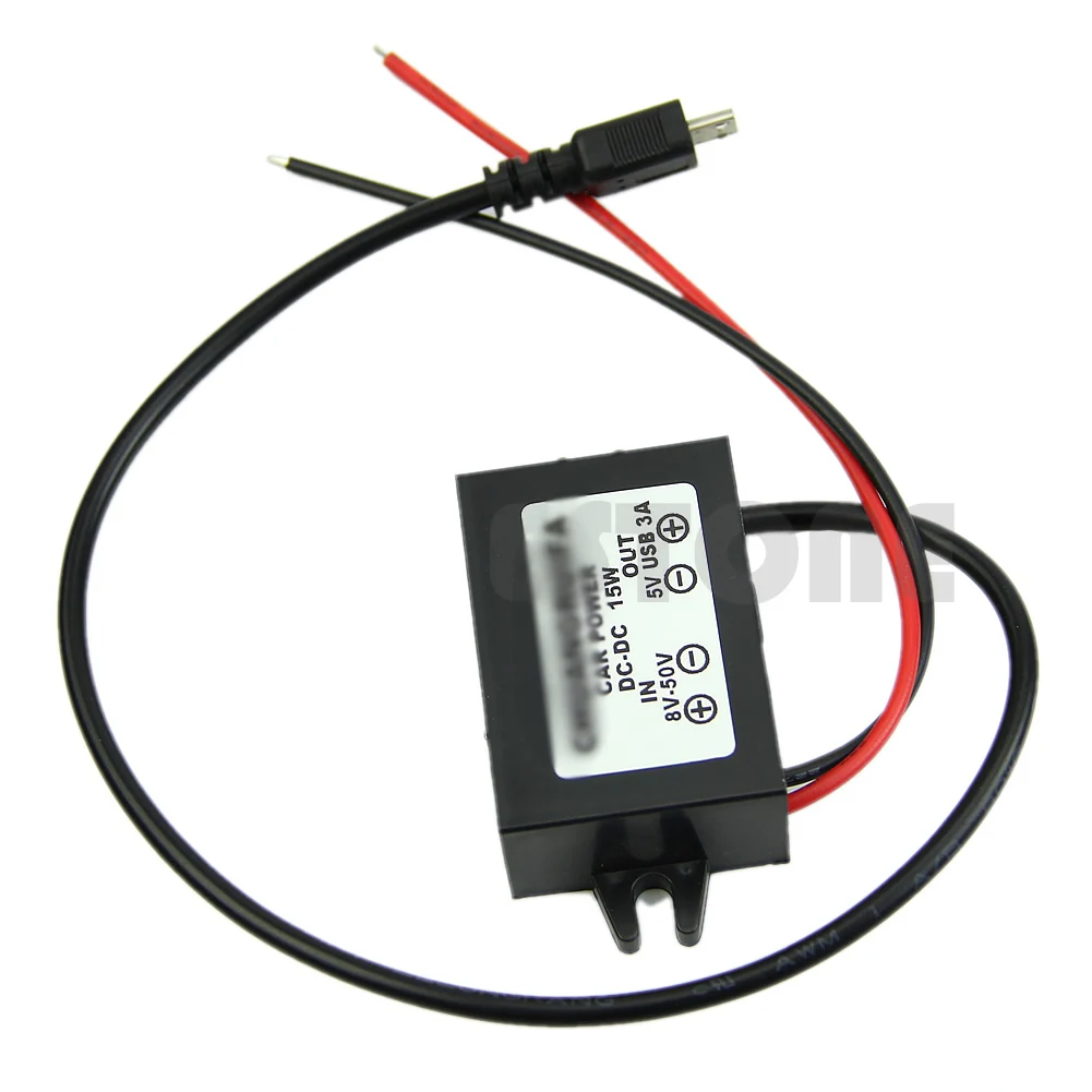 Power DC DC supply Converter Module 8-50V to 5V Micro USB OUTPUT 12V/24V to 5V