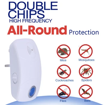 

HOT Electronic Smart Mosquito Repellent Large Range Mouse Repellent Home Office Warehouse TI99