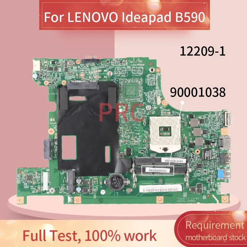 Placa-mãe do Portátil para Lenovo Ideapad B590 Mainboard 122091 Hm70 Sjtnv Ddr3 90001038