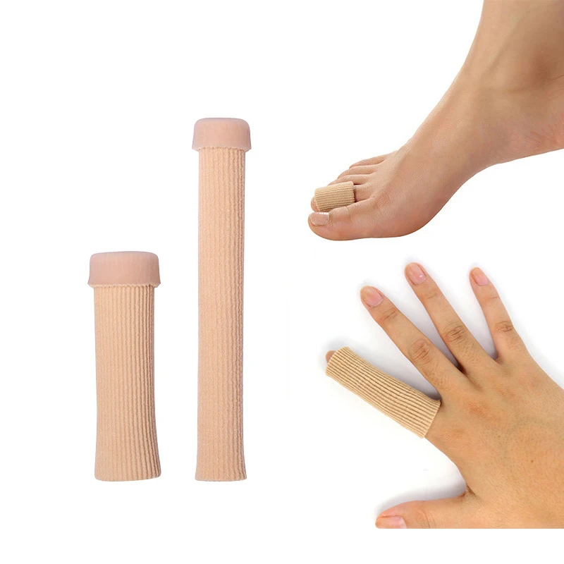 1PCS Silicone Gel Finger Toe Protector Caps Separator Corrector Tube Cover Sleeves for Pain Relief Blister Guard Foot Care Tools