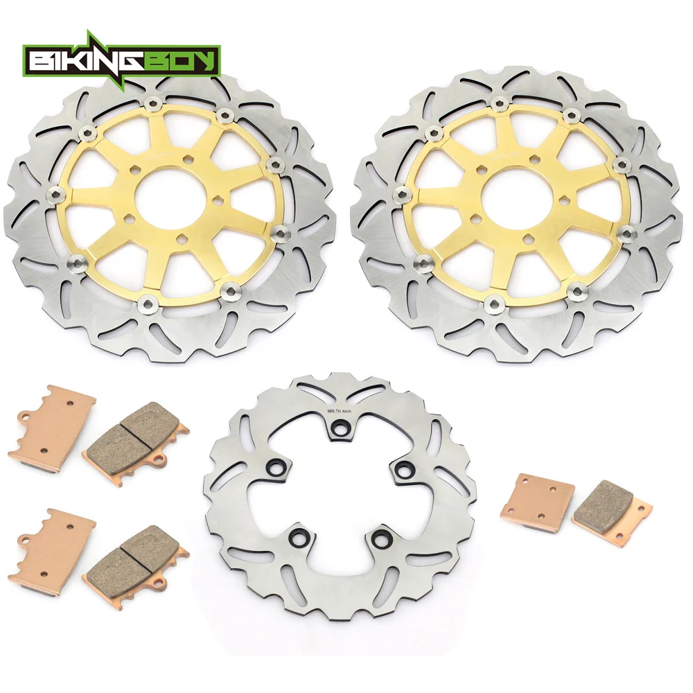 BIKINGBOY для SUZUKI GSXR 600 1997-2003 gsx-r 750 2000-2003 TL 1000 S 1997-2001 Передние Задние тормозные диски роторы колодки