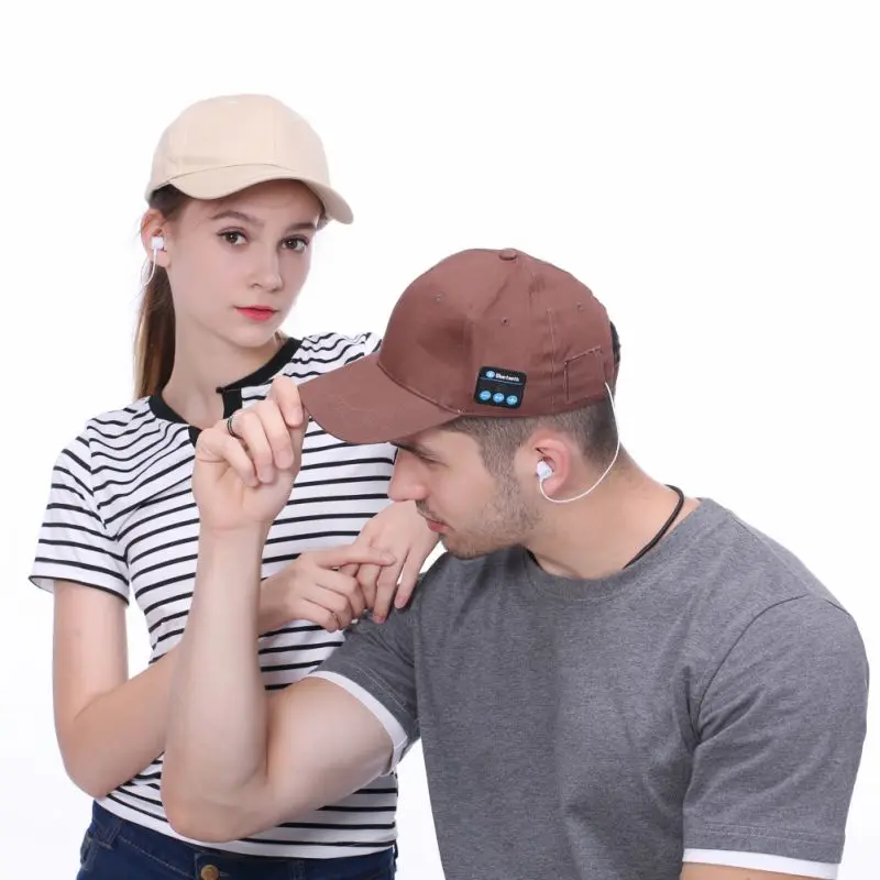 Беспроводные наушники Bluetooth наушники для Bluetooth музыкальная Кепка для мужчин/женщин Открытый Отдых громкой связи бейсбольная шляпа
