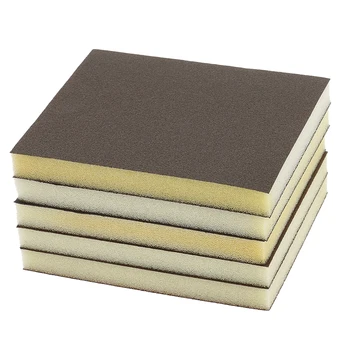 

5pcs Assorted Grit Wet Dry Sponge Polishing Pad Sanding Block 96X120mm