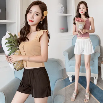 

Summer New Style Beauty Safety Shorts Women's Korean-style Loose-Fit Shorts Plus-sized Plus-sized Fat mm 200 Anti-Exposure Short