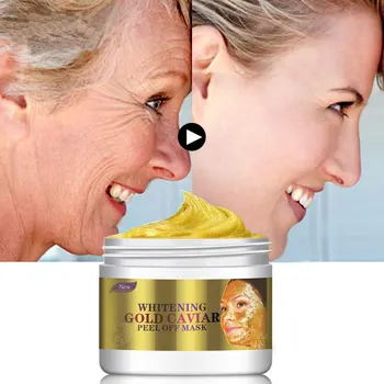 

Aichun 24K Gold Face Peel Off Mask Anti-wrinkle Firming Anti Aging Anti Acne Whitening Moisturizing skin Care Face Facial Cream