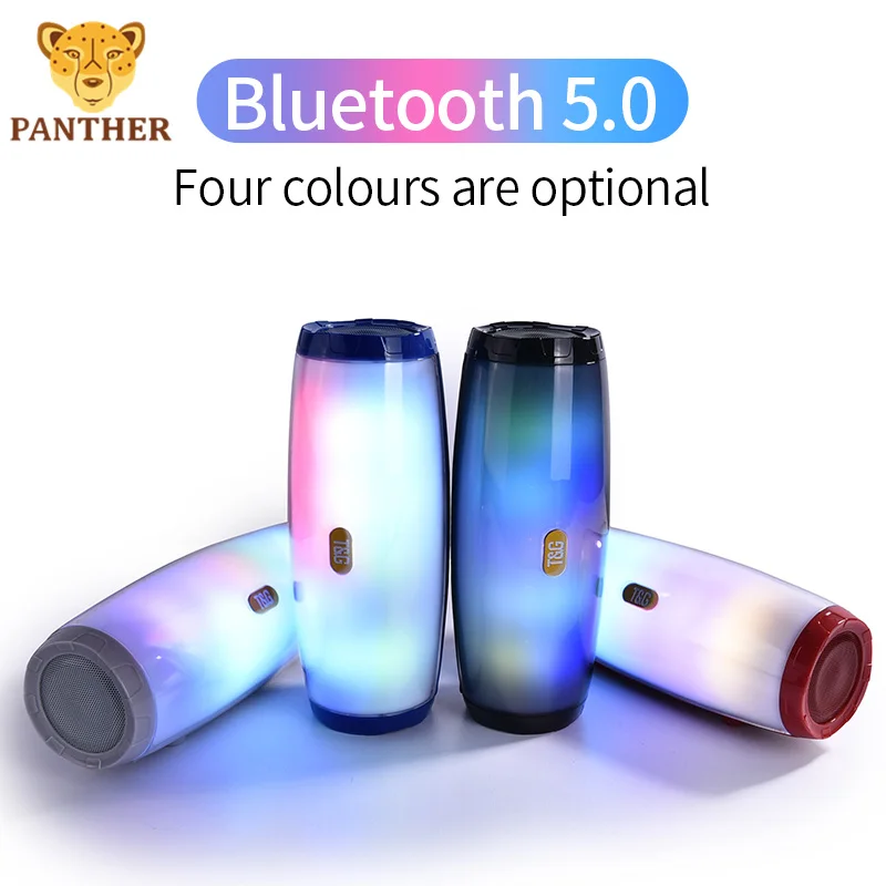 Bluetooth Колонка TG165 портативная 5 вспышек FM радио TF карта|Портативные колонки| |