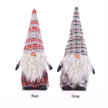 

Nordic Gnome Christmas Gifts Sweden Christmas Santa Claus Dolls Standing Figurine Xmas Plush-Christmas Kids Gift
