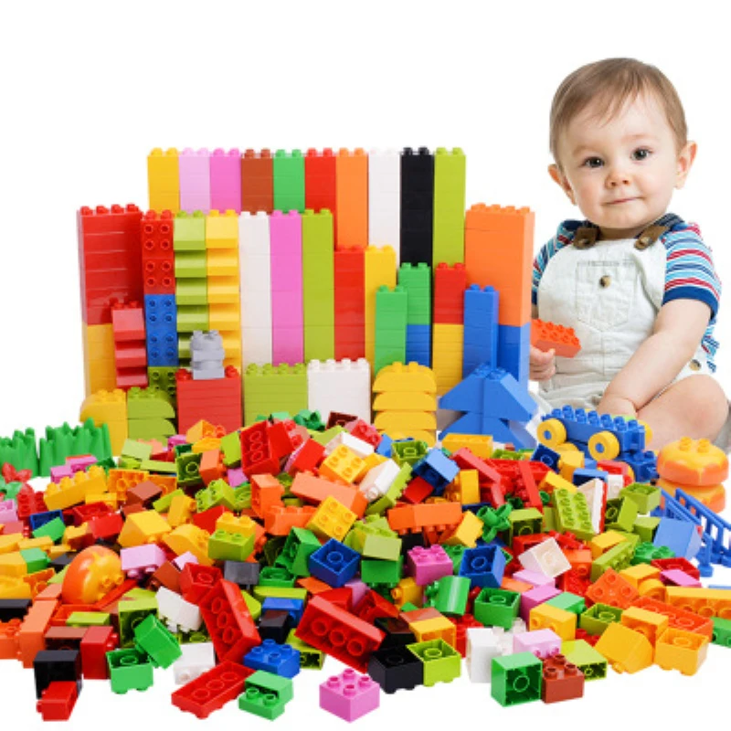 

Big Size DIY Building Blocks Compatible LegoINGlys Duplo DIY Figures Bricks Construction Blocks Accessories Toys For Children Christmas New Year gifts