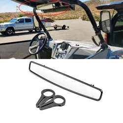 Rétroviseur pour Yamaha Raptor 700 Maverick x3/ Polaris RZR 800 UTV HD, 1.75 pouces, miroir de vue central et grand angle 