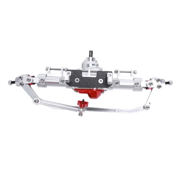 

Rc Car Complete Alloy Axle with Arm CNC Machined for 1:10 Rc Crawler AXIAL SCX10 D90 RC 4WD Silver