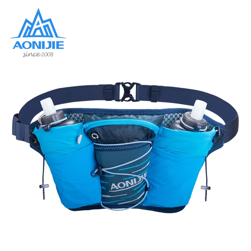 AONIJIE W8104 Outdoor Sports Lightweight Waist Bag Belt Hydration Fanny Pack Double Water