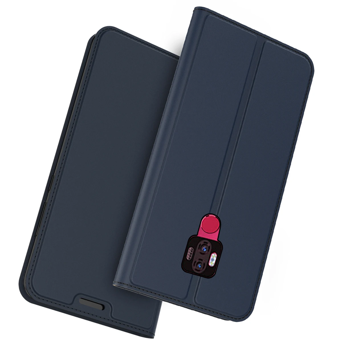 Кожаный Ультратонкий чехол книжка с подставкой и отделением для карт Ulefone Note