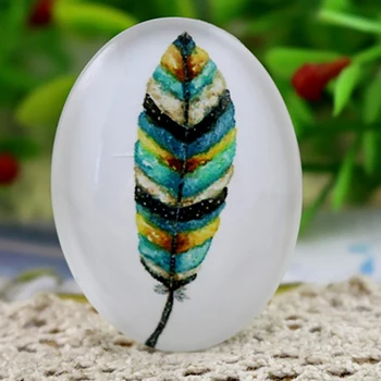 

2pcs 30x40mm Handmade Photo Glass Cabochons (I2-03)