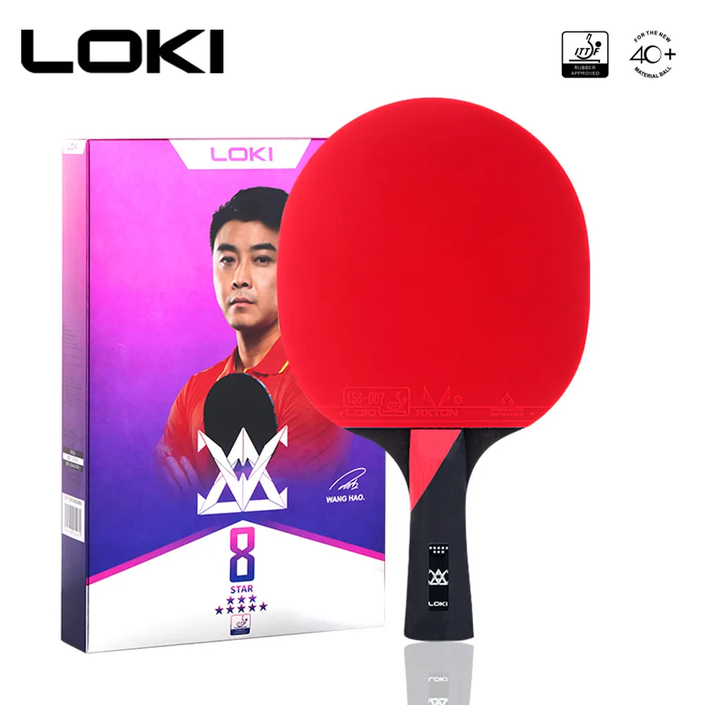 Low Cost Table-Tennis-Racket Ping-Pong-Paddle LOKI Competition Professional High-Sticky for Ball-Control OnwZeMbRVk7