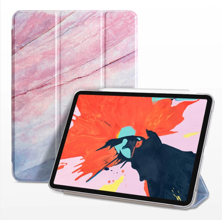 Для iPad 9,7 дюймов / жесткий чехол на заднюю панель пластик мраморный зернистый кожаный смарт-чехол для iPad Air 1/Air 2 iPad 2/3/4
