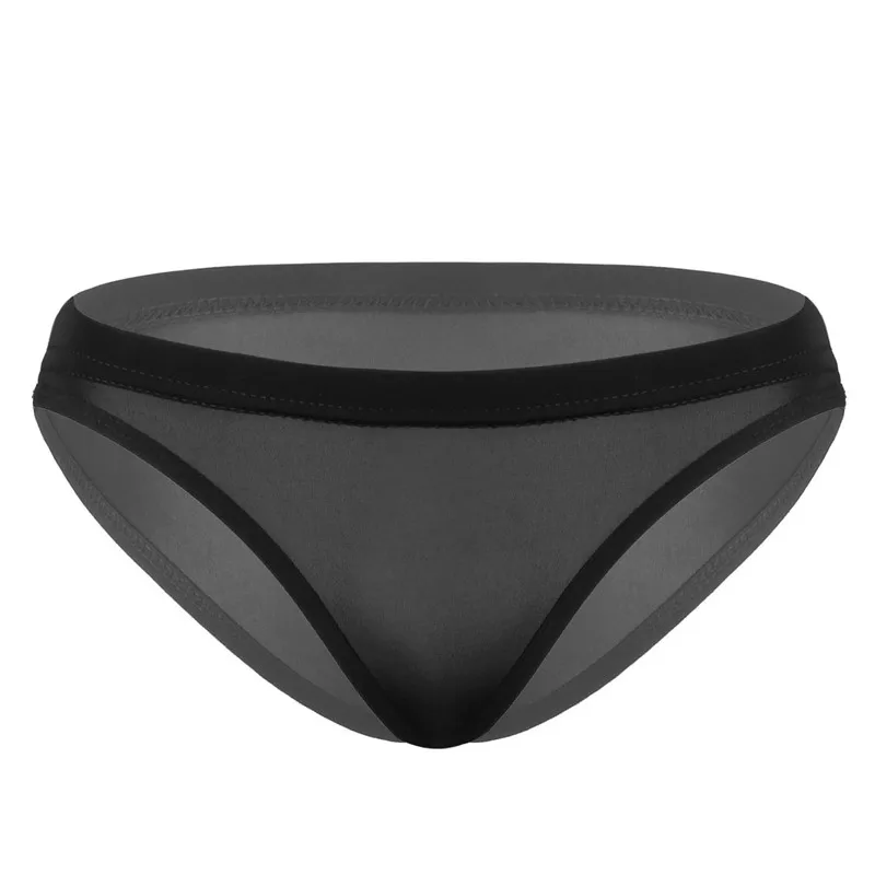 Women See Through Sheer Micro Mini Lingerie Low Rise High-Stretch Ultra-Silky Seamless Thong Briefs Underwear Sexy Lady Panties