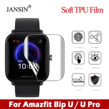 Película protectora de pantalla para Amazfit Bip U/Bip U Pro, película protectora transparente de TPU para reloj Huami Amazfit Bip U/Bip U Pro