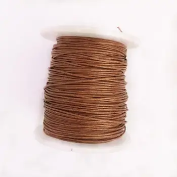 

12 Rolls 1mm Waxed Cotton Cord Thread DIY Jewelry Making Beads Supplies