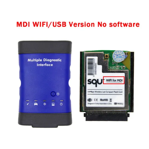 Синий MDI для GM V2019.04 MDI множественный диагностический интерфейс OBD2 wifi USB сканер OBD 2 OBD2 автомобильный диагностический инструмент MDI wifi сканер - Цвет: Синий