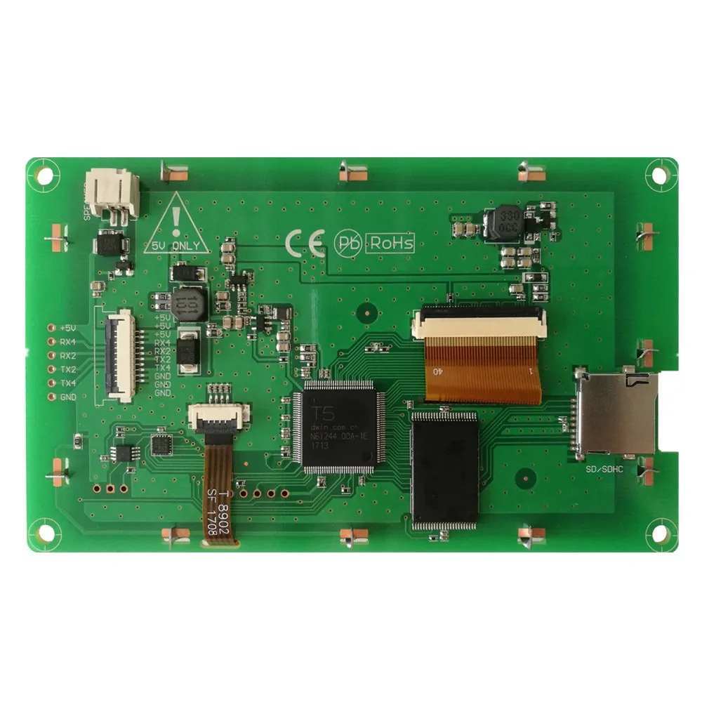 DMT48270C043 06 Вт 4 3 дюймовый экран DGUS II с низким энергопотреблением воспроизведение