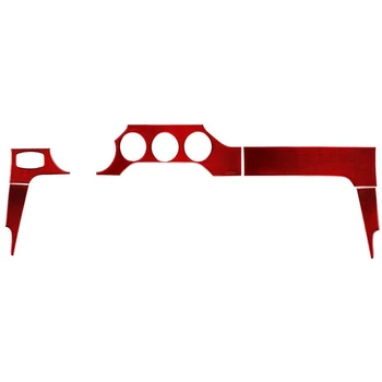 

Car Carbon Fiber Dashboard Decoration Sticker Package,Interior Modification Decoration Cover,for Ford Mustang 2015-2019