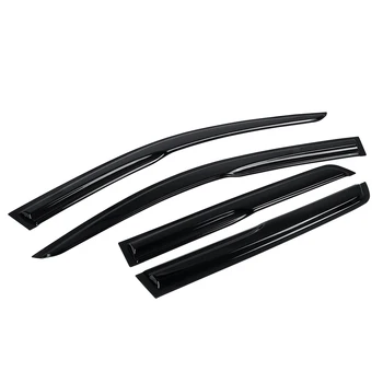 

Autoleader 4 PCS Black Rain Window Visor Wind Deflector for Mitsubishi ASX 2010-2019