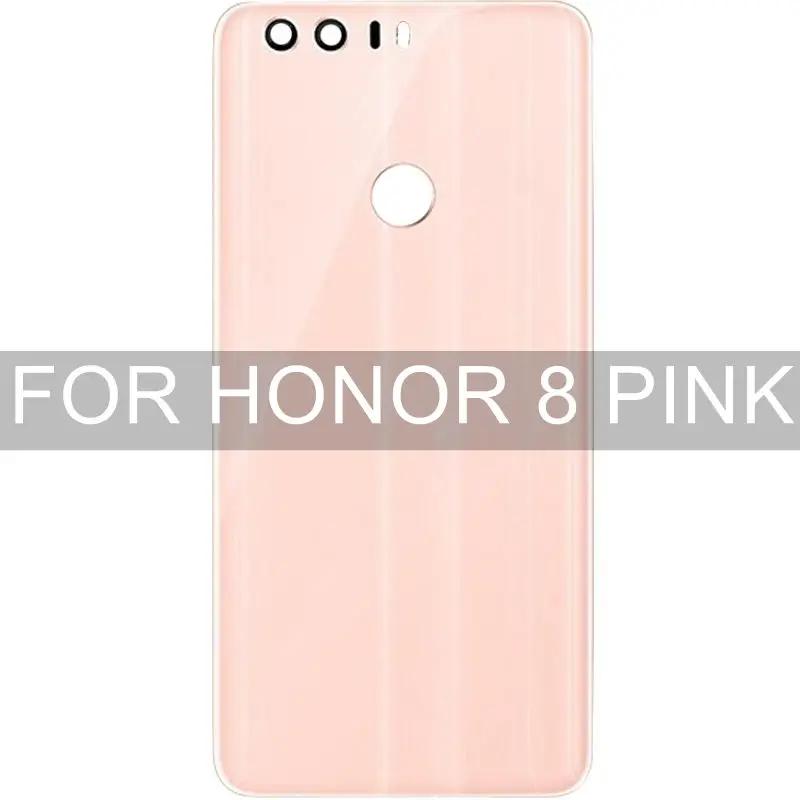 Для Honor 8 Lite Задняя стеклянная крышка батареи Задняя Дверь Корпус панель для Huawei Honor 8 Lite Задняя стеклянная крышка Honor8 Lite - Цвет: 8 Pink