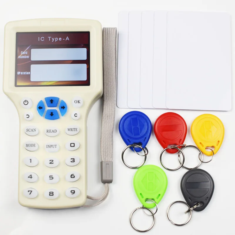 Английский 10 Частота Дубликатор RFID ID IC читатель писатель копия M1 13 56 МГц