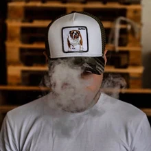 Хип-хоп шляпа летняя бейсболка с вышивкой животных s wo Мужская/мужская Кепка с регулируемой сеткой Snapback Кепка для мужчин Bone