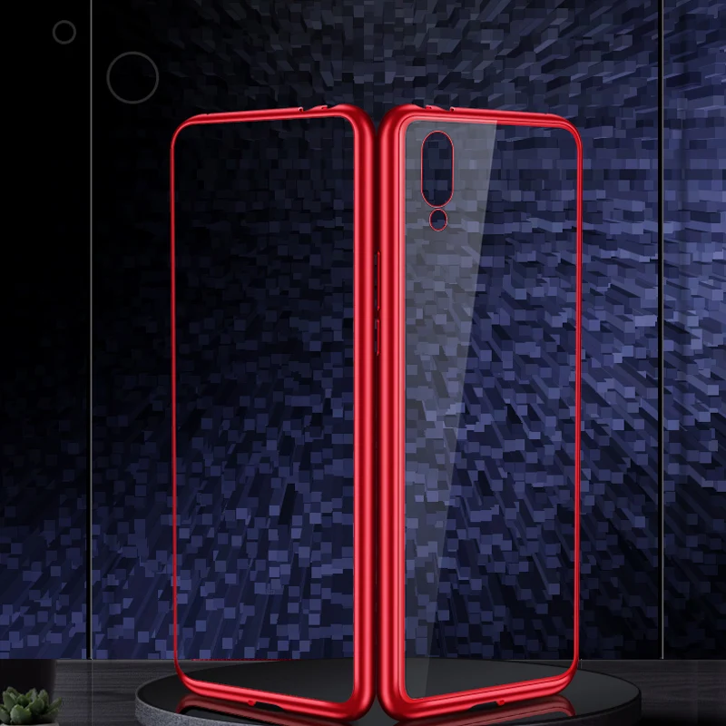 360 магнитный металлический чехол для Vivo Y11 V15 V17 Y19 S5 S1 Pro V9 Y85 Y17 U3X U10 Y15 Y12 Y3 Z1 Z5X закаленное Стекло чехол с откидной крышкой