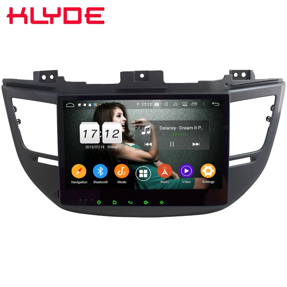 Klyde 10," ips 4G Android 9 Восьмиядерный 4 Гб ОЗУ 64 Гб ПЗУ DSP BT автомобильный DVD мультимедийный плеер радио для hyundai IX35 Tucson