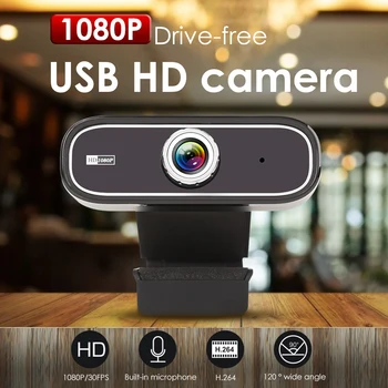 

1080P Full HD USB Web Camera with Microphone for Video Conference Live Streaming Digital USB Video Recorder Home Office