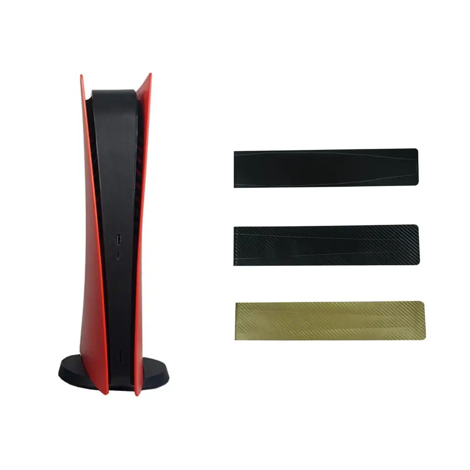 PS5 Console Carbon Fiber Skin Sticker Glossy Cover