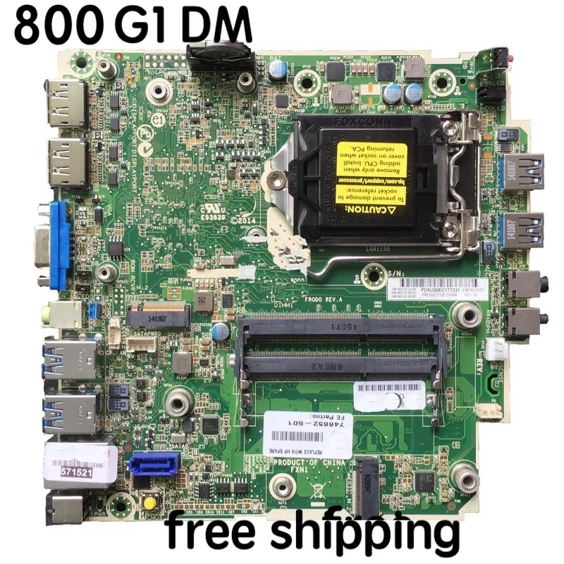 best motherboard for pc 746632-001 For HP ProDesk 600 G1 DM Desktop Motherboard 746219-001 746632-501 746632-601 Mainboard 100%tested fully work the most powerful motherboard