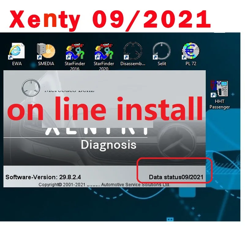 Новинка 2021/09 онлайн-установка xent-y DTS EPC WIS HHT + активация пультом дистанционного