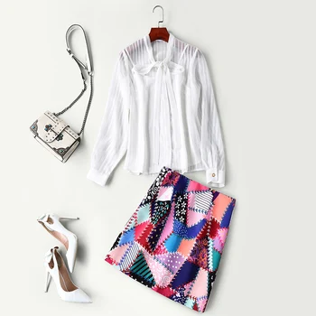 

New Spring women s clothes European American high end custom goddess Fan two piece long sleeved shirt dress