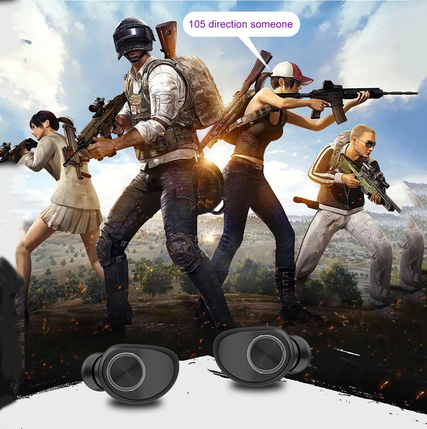 Tws TX29 Wireless Bluetooth Earphones V5 0 Mini Stereo Sport Gaming Noise Cancel Headset Waterproof Headphone with Microphone