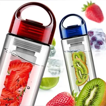 

Water Bottle 700ML Plastic Fruit Infuser Drinkware Tour Outdoor Sport School Leak Proof Seal Gourde Climbing Water Bottles