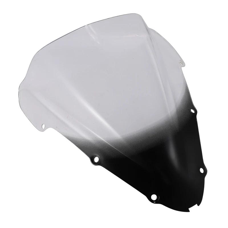 Прозрачное + черное ветровое стекло с двойными пузырьками для Honda CBR 600 F4I 2001 2002 03 04