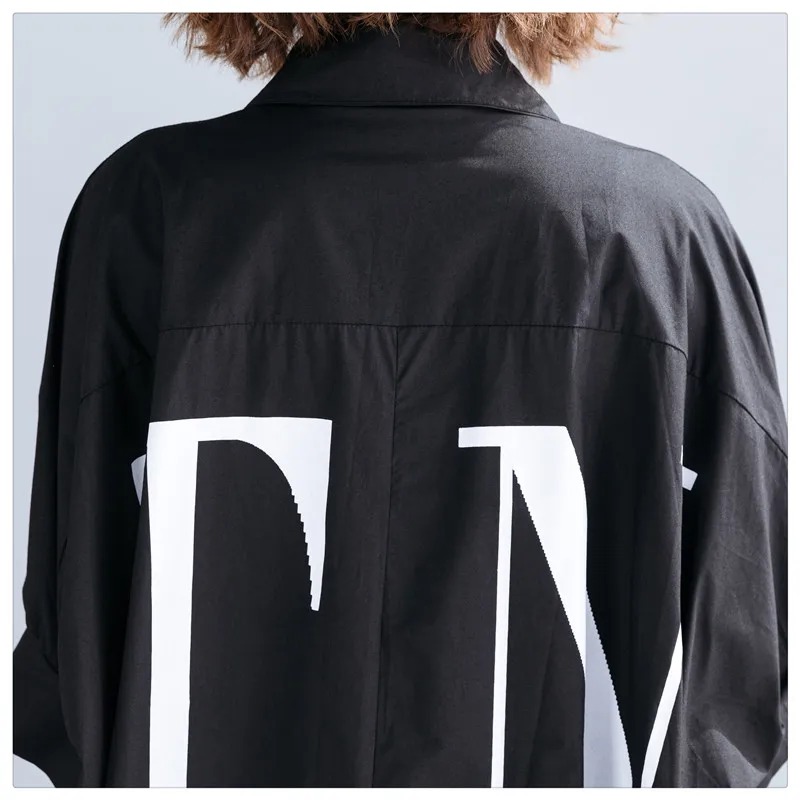 Рубашка размера плюс 4XL 5XL 6XL, женские топы, свободный длинный кардиган, рубашки Весна и лето, белая блузка с рукавами летучая мышь, женская одежда