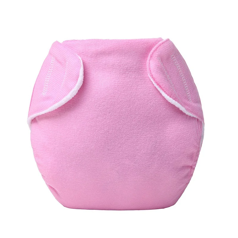 Pink Hylidge 1 шт. многоразовые подгузники из муслина трусы для девочек 0-2 лет для маленьких мальчиков и девочек многоразовый тканевый подгузник Подгузники - Цвет: Pink