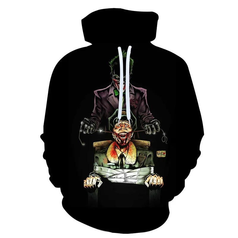 W6053 Haha Joker, толстовка с 3D принтом, толстовки для мужчин и wo, для мужчин, в стиле хип-хоп, забавная Осенняя уличная одежда, толстовки, Толстовка для пар, одежда - Цвет: W6053