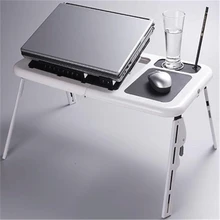 Mesa plegable de aluminio para ordenador portátil, cama ajustable, sofá, oficina, soporte retráctil, mesa de dormitorio