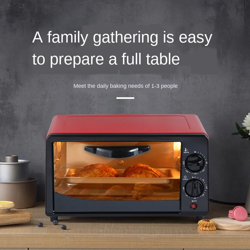 

12-Liter Electric Oven Household Multi-Function Automatic Electric Oven Baking Independent Heating Integrated Oven