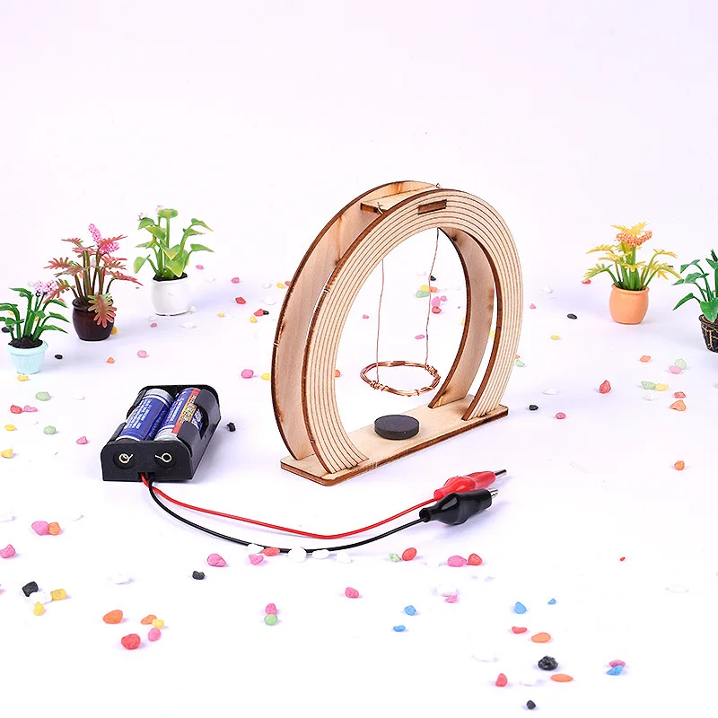 

Science And Technology Small Production DIY Electromagnetic Swing Children Handmade Small Invention Material Box Students Scienc