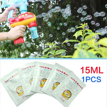 

1PCS Water Soap Bubble Liquid Bubble Refills Toys Bubbles Water Concentrate Soap Materials 15ML For Bubbling Gun 1:10 Refillsz T
