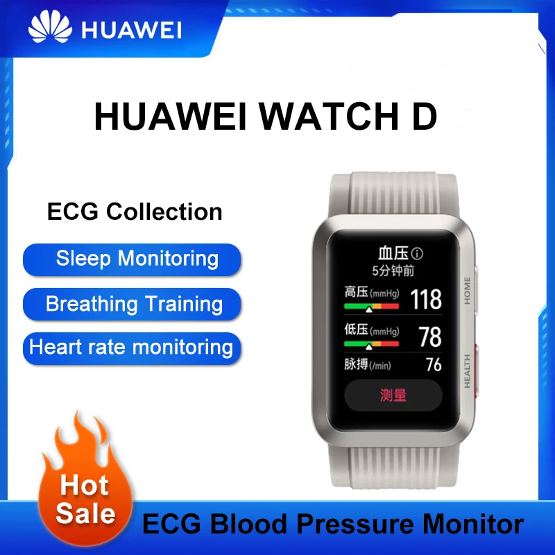NEWHuaweiWATCHDWristECGBloodPressureCollectionRecorderHome